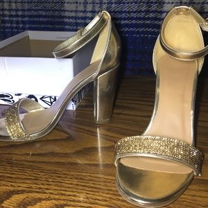 Gold heels